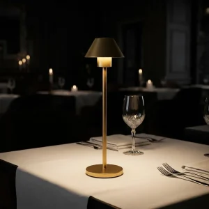 Bell-bordlampe med kopp-skjerm – 6 farger, 3600 mAh